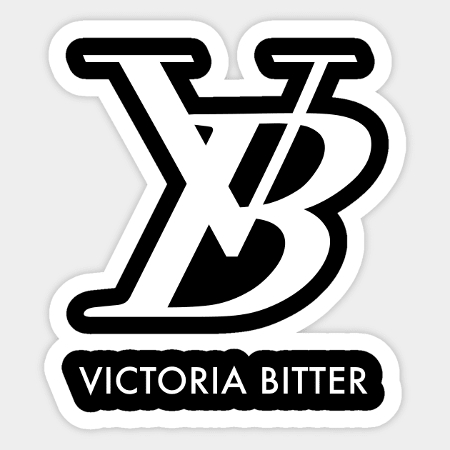 VICTORIA BITTER white font Sticker by JCerros